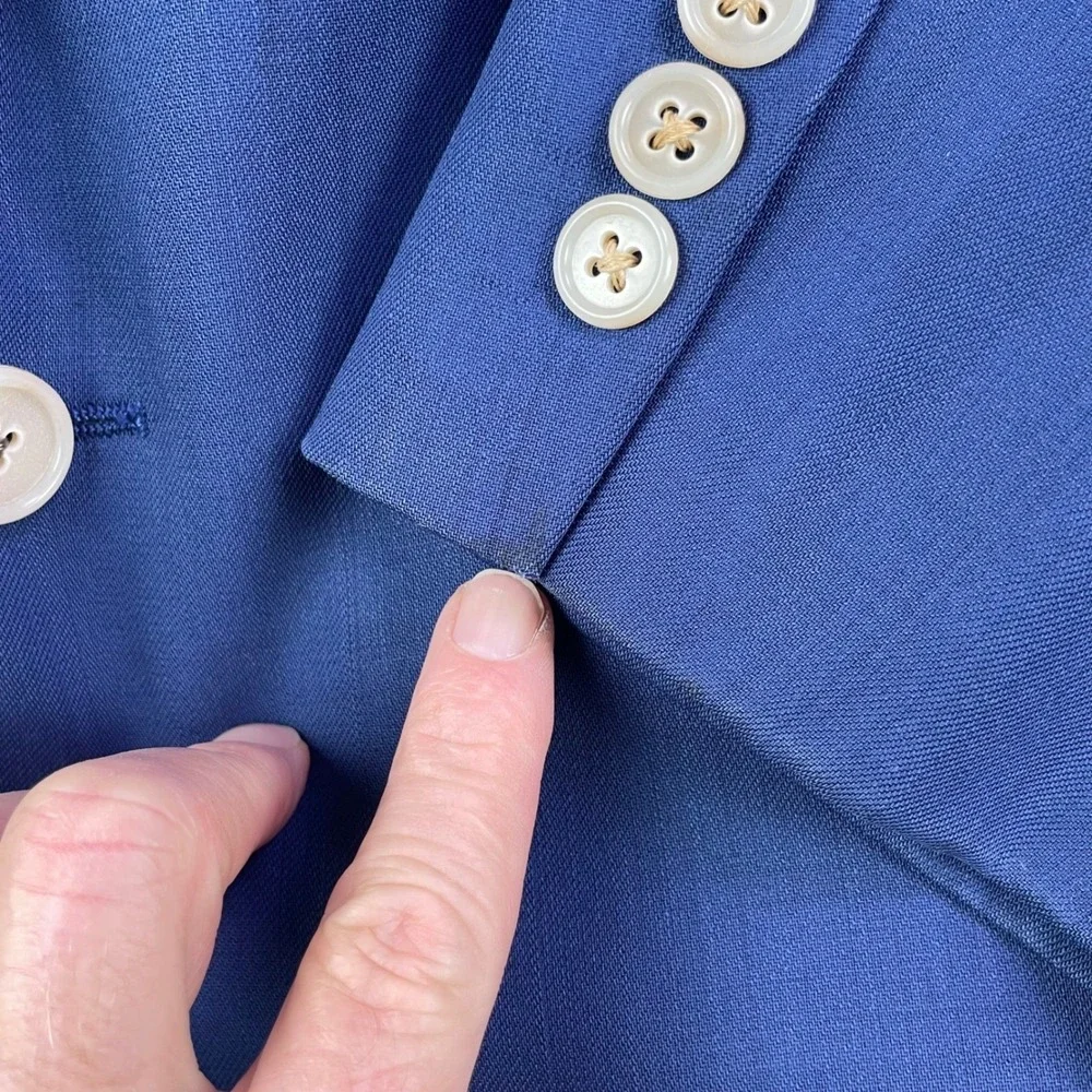 Jack Victor Resort Bocawood SPJ Men's Wool Blazer‎ Blue Size 40 R